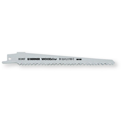 Lame scie sabre WOODline BI 3,6-5,1/150C 5 pièces